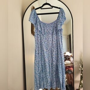 ARULA Blue Floral Dress